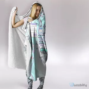 Buffering Since 1999 Retro Internet Vibes Hooded Blanket