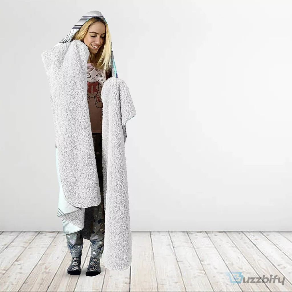 Buffering Since 1999 Retro Internet Vibes Hooded Blanket