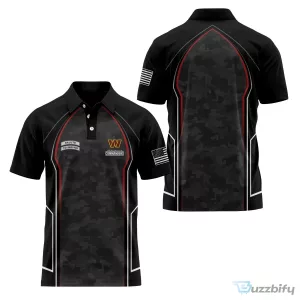 Washington Commanders Salute To Service Digital Camouflage Polo Shirt