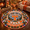 Tennessee Volunteers Christmas Holiday Round Rug