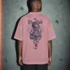 One Piece Chrome Serpent Skull Vintage Graphic T-Shirt
