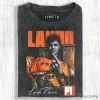 Vintage Style T-Shirt featuring Lando Norris - Formula 1 Racing Driver