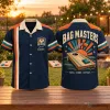 Bag Masters Cornhole Game Retro Style Personalized Hawaiian Shirt