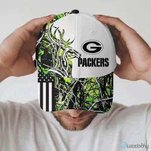 Green Bay Packers Hunting Camouflage Deer Antler Cap Hat