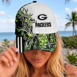Green Bay Packers Hunting Camouflage Deer Antler Cap Hat