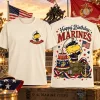 Happy Birthday Marines Snoopy Semper Fi United States Marine Corps T-Shirt