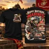 Happy Birthday Marines Rat Fink Hot Rod United States Marine Corps T-Shirt