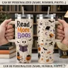 Read More Boos Halloween Ghost Book Lover Personalized 40oz Tumbler with Handle