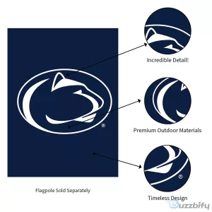 Penn State Nittany Lions College Football Team Garden Flag