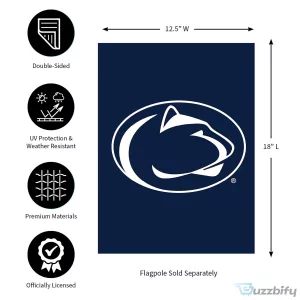 Penn State Nittany Lions College Football Team Garden Flag