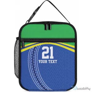 Custom Cricket African Tanzania Pattern Insulated Lunch Bag