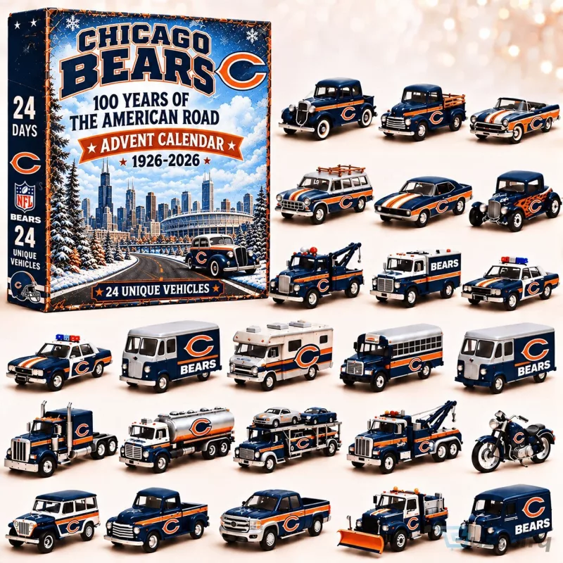 Chicago Bears NFL 100 Years of the American Road Advent Calendar