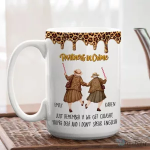 Partners In Crime Best Friends Personalized Coffee Mug