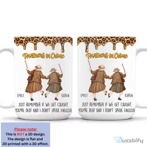 Partners In Crime Best Friends Personalized Coffee Mug