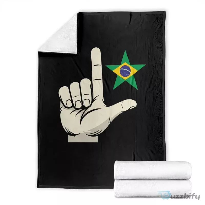 Lula Support Brazil 2026 Mao Faz O L Political Throw Blanket