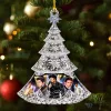 Elvis Presley Christmas Tree Shaped Crystal Holiday Ornament Decoration