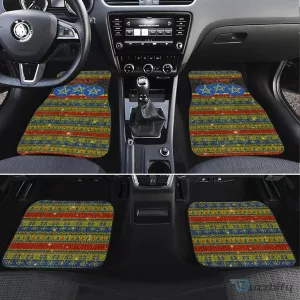 Ethiopian Melkam Genna Jesus Christmas Car Floor Mats Set