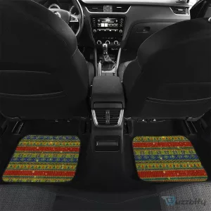 Ethiopian Melkam Genna Jesus Christmas Car Floor Mats Set