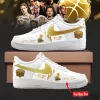 New York Knicks 2026 NBA Finals Champions Custom Name White Sneakers