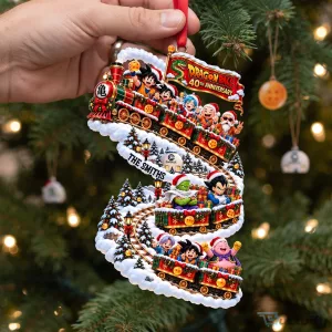 Dragon Ball Z 40th Anniversary Christmas Train Personalized Ornament