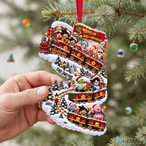 Dragon Ball Z 40th Anniversary Christmas Train Personalized Ornament