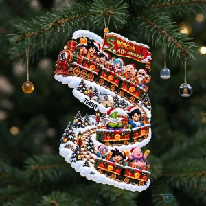 Dragon Ball Z 40th Anniversary Christmas Train Personalized Ornament