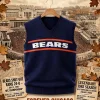 Chicago Bears Mike Ditka 1985 Legend Vintage Knit Sweater Vest