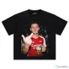 Declan Rice Arsenal Football Club Player Drinking Beer Middle Finger T-Shirt