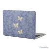 Blue Lace Butterfly Pattern Hard Shell Case for MacBook Air Laptop