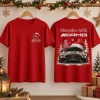 Mercedes-AMG Christmas Car Graphic Short Sleeve T-Shirt