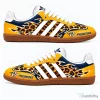 Nashville Predators Leopard Print Flames Adidas Samba Shoes