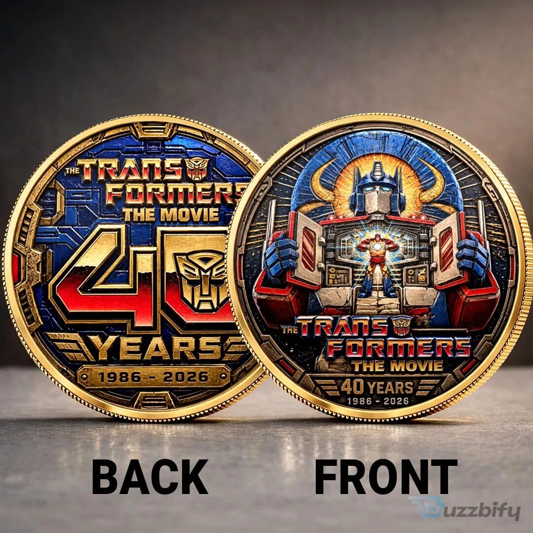Optimus Prime Commemorative Coin for Transformers The Movie 40th Anniversary