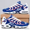 Buffalo Bills NFL Football Team Logo Blue and White Air Cushion Sneakers