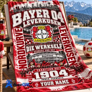 Bayer 04 Leverkusen Football Club Beach Towel