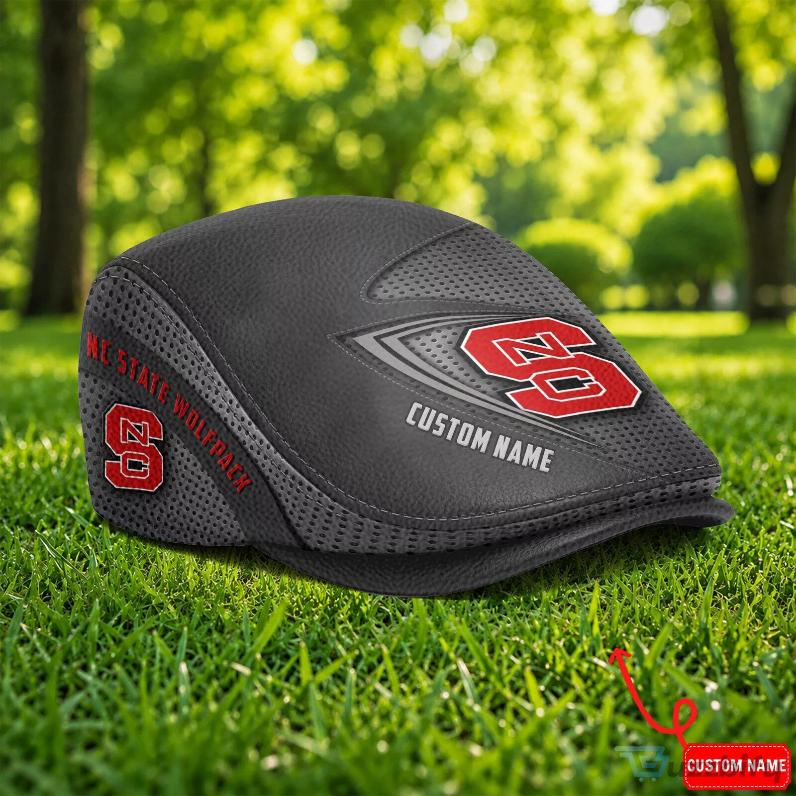 North Carolina State Wolfpack NCAA Golf Flat Cap
