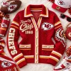 Red Open Knit Cardigan Sweater for Women - Kansas City Chiefs