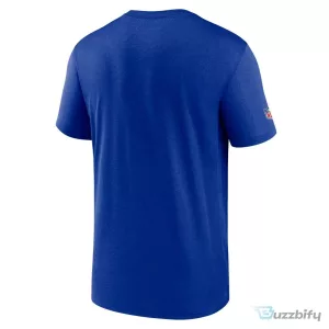 Denver Broncos Nike Blue Small Alternate Logo Legend Performance T-Shirt