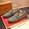 Louis Vuitton Damier Graphite Pattern Men's Loafer Shoes