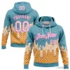 Ice Cream Waffle Cone Sprinkles Custom Name Number Hoodie