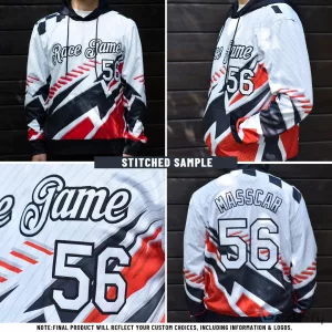 Ice Cream Waffle Cone Sprinkles Custom Name Number Hoodie