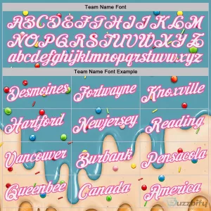 Ice Cream Waffle Cone Sprinkles Custom Name Number Hoodie