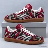 Atlanta Falcons F50 Tiger Print Retro Low Top Gum Sole Casual Sneakers