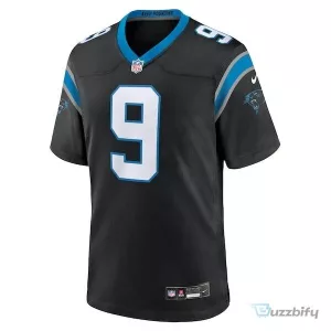 Bryce Young Carolina Panthers Black Game Football Jersey