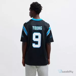 Bryce Young Carolina Panthers Black Game Football Jersey