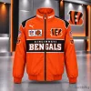 Cincinnati Bengals NFL Football Team Spirit Orange and Black Full-Zip Jacket