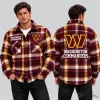 Washington Commanders NFL Game Day Flannel Shirt for Men