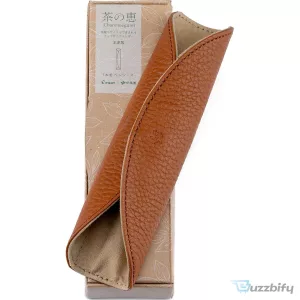 Pilot Pen Sheath Chanomegumi Roasted Tea Brown Leather Pen Case