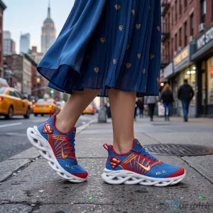 Superman Kal-El Power of the Sun Athletic Shoes for Men and Women