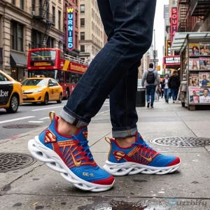 Superman Kal-El Power of the Sun Athletic Shoes for Men and Women