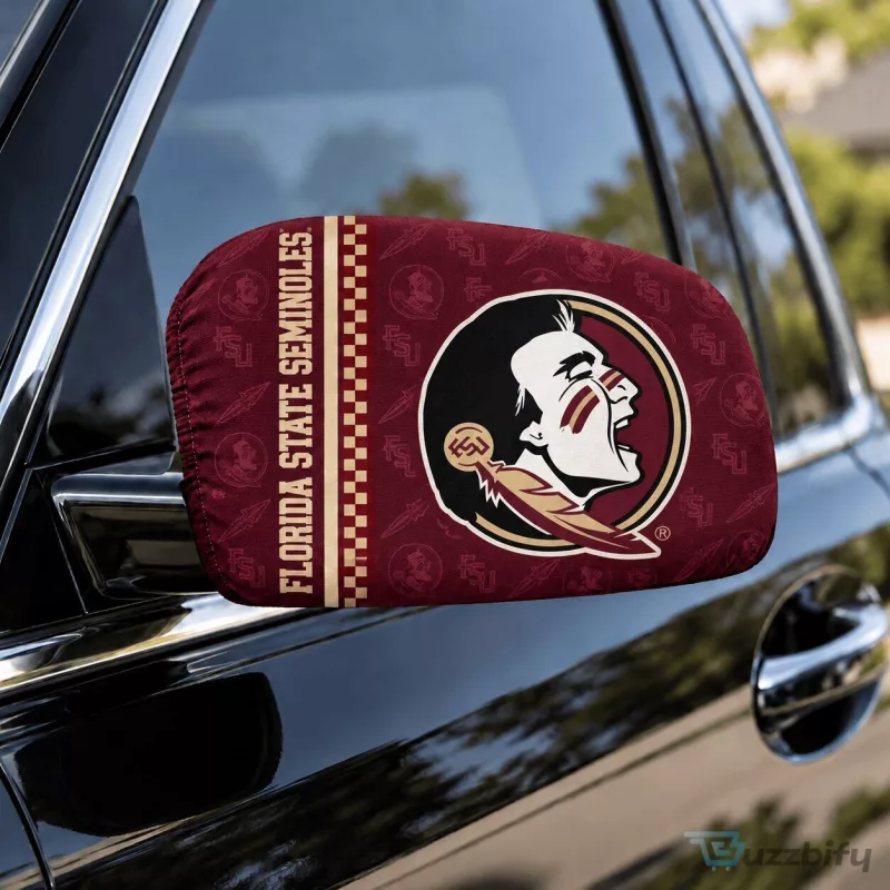 Florida State Seminoles Car Side Mirror Cover with Chief Osceola Logo